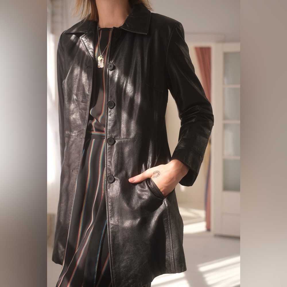 Danier Black Leather Jacket